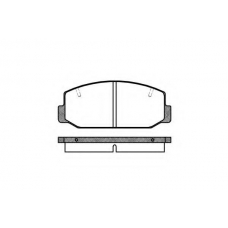 P1753.40 WOKING Комплект тормозных колодок, дисковый тормоз