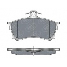 SP 268 SCT Комплект тормозных колодок, дисковый тормоз