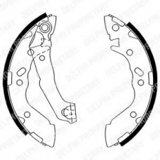 LS1891 DELPHI Комплект тормозных колодок