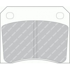 FDB815 FERODO Комплект тормозных колодок, дисковый тормоз