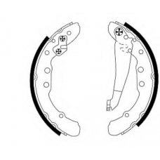 MSK093 MINTEX Комплект тормозных колодок