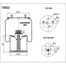 3941  K Airtech Кожух пневматической рессоры