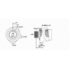 943355133010 MAGNETI MARELLI Генератор
