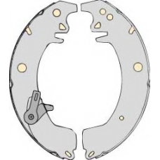 K608619 MGA Комплект тормозов, барабанный тормозной механизм