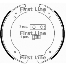 FBS074 FIRST LINE Комплект тормозных колодок