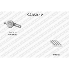 KA859.12 SNR Поликлиновой ременный комплект