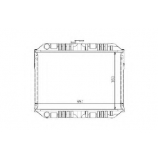 QER1159 QUINTON HAZELL Радиатор, охлаждение двигателя