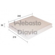 82D0325171A WEBASTO Фильтр, воздух во внутренном пространстве