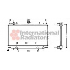 13002188 VAN WEZEL Радиатор, охлаждение двигателя