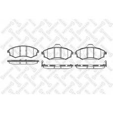 329 092-SX STELLOX Комплект тормозных колодок, дисковый тормоз