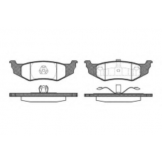 P5823.40 WOKING Комплект тормозных колодок, дисковый тормоз