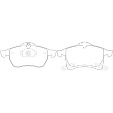 FP1141 FIT Комплект тормозных колодок, дисковый тормоз