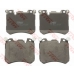 GDB1826 TRW Комплект тормозных колодок, дисковый тормоз