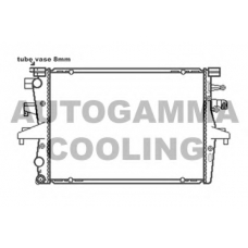 103543 AUTOGAMMA Радиатор, охлаждение двигателя
