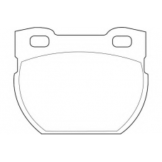 WBP23471A WAGNER LOCKHEED Комплект тормозных колодок, дисковый тормоз