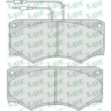 05P733 LPR Комплект тормозных колодок, дисковый тормоз