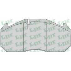 05P1162 LPR Комплект тормозных колодок, дисковый тормоз