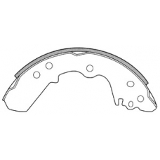 FN-4452 JNBK Колодки тормозные