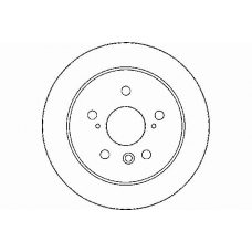 MDC1565 MINTEX Тормозной диск