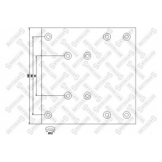 85-01043-SX STELLOX Комплект тормозных башмаков, барабанные тормоза