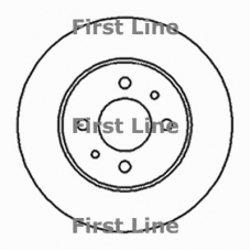 FBD304 FIRST LINE Тормозной диск