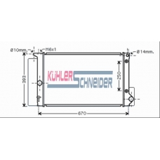 3201821 KUHLER SCHNEIDER Радиатор, охлаждение двигател