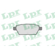 05P1807 LPR Комплект тормозных колодок, дисковый тормоз