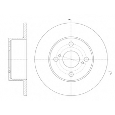 D6871.00 WOKING Тормозной диск