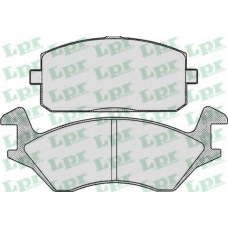 05P251 LPR Комплект тормозных колодок, дисковый тормоз