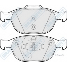 PD3074 APEC Комплект тормозных колодок, дисковый тормоз