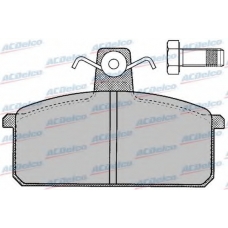 AC058107D AC Delco Комплект тормозных колодок, дисковый тормоз