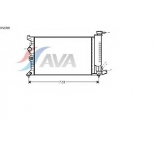 CN2068 AVA Радиатор, охлаждение двигателя