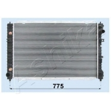 RDA053105 Ashika Радиатор, охлаждение двигателя