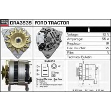 DRA3838 DELCO REMY Генератор