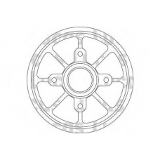 DB4220 TRW Тормозной барабан