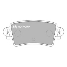 LVXL1121 MOTAQUIP Комплект тормозных колодок, дисковый тормоз