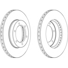 DDF800-1 FERODO Тормозной диск