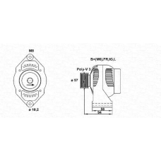 943356582010 MAGNETI MARELLI Генератор