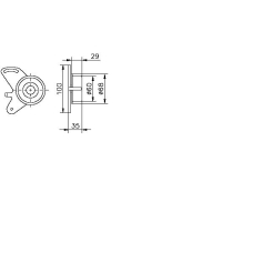 TKR 9059 TIMKEN Натяжной ролик, ремень грм