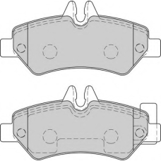 FD7583V NECTO Комплект тормозных колодок, дисковый тормоз