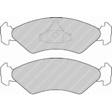 T0610489 RAMEDER Комплект тормозных колодок, дисковый тормоз