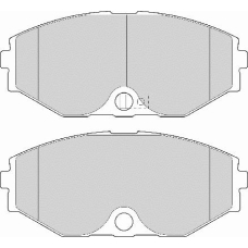 FD7102A NECTO Комплект тормозных колодок, дисковый тормоз