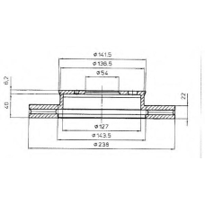 BDC4645 QUINTON HAZELL Тормозной диск