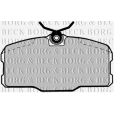 BBP1145 BORG & BECK Комплект тормозных колодок, дисковый тормоз