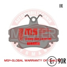13046028342K-SET-MS MASTER-SPORT Комплект тормозных колодок, дисковый тормоз