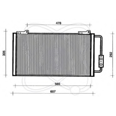30N0003 ELECTRO AUTO Конденсатор, кондиционер