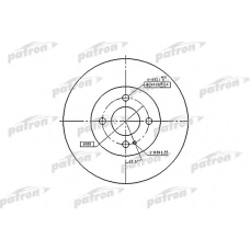 PBD3089 PATRON Тормозной диск