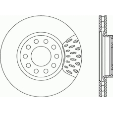 BDR1233.20 OPEN PARTS Тормозной диск