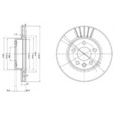 BG3417 DELPHI Тормозной диск