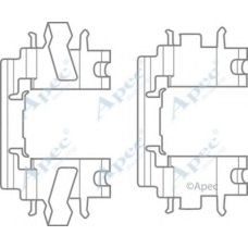 KIT451 APEC Комплектующие, тормозные колодки